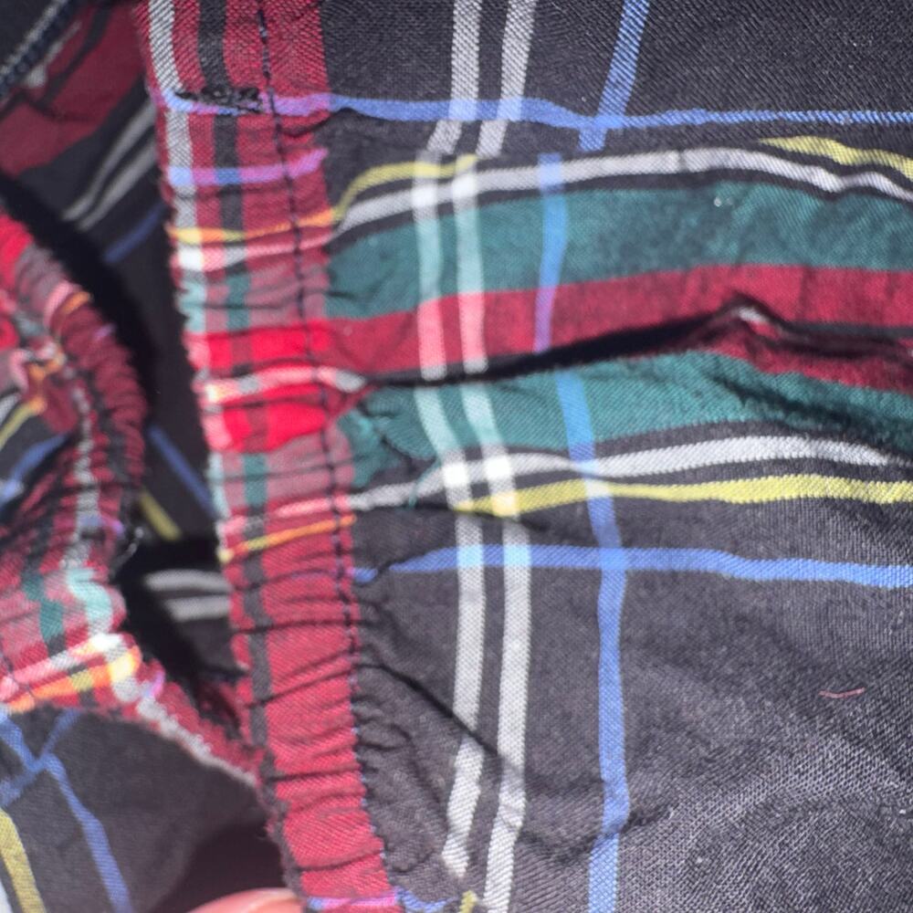 Ralph Lauren Girls Red Tartan Plaid Dress Size 12 Months Patchwork Holiday - Picture 6 of 8